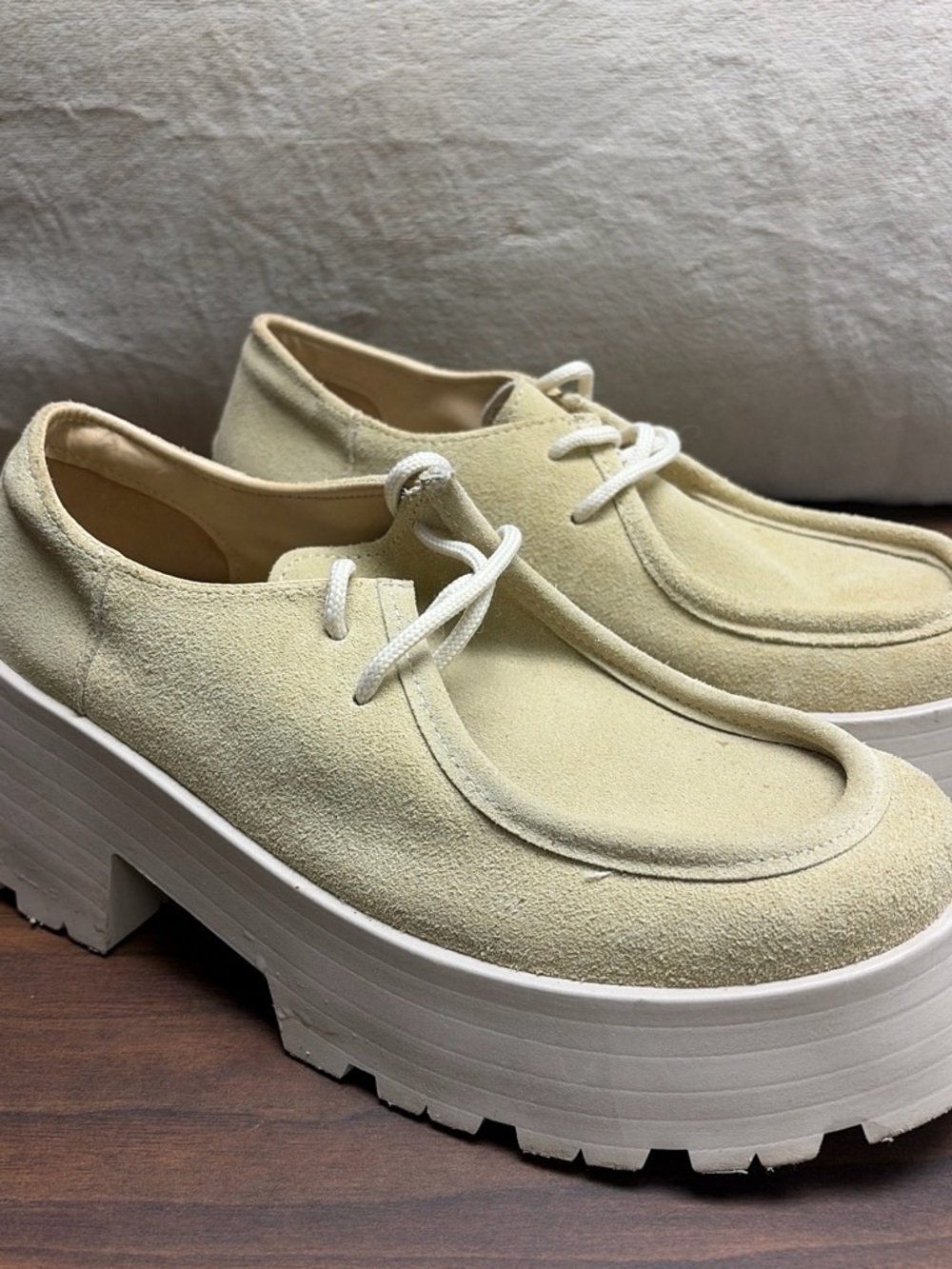🏼 ASOS Suede Chunky Platform Loafers